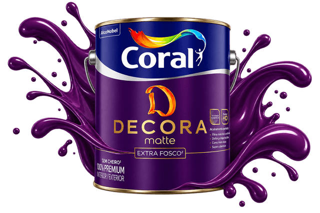 Lata de tinta Coral